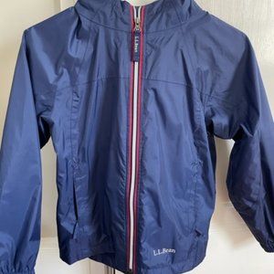 Boys LL Bean Rain Jacket in Navy